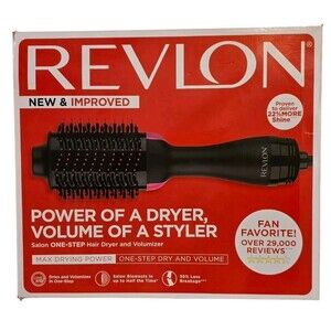 Revlon Pro Collection Salon One Step Hair Dryer & Volumizer Brush Black/Pink